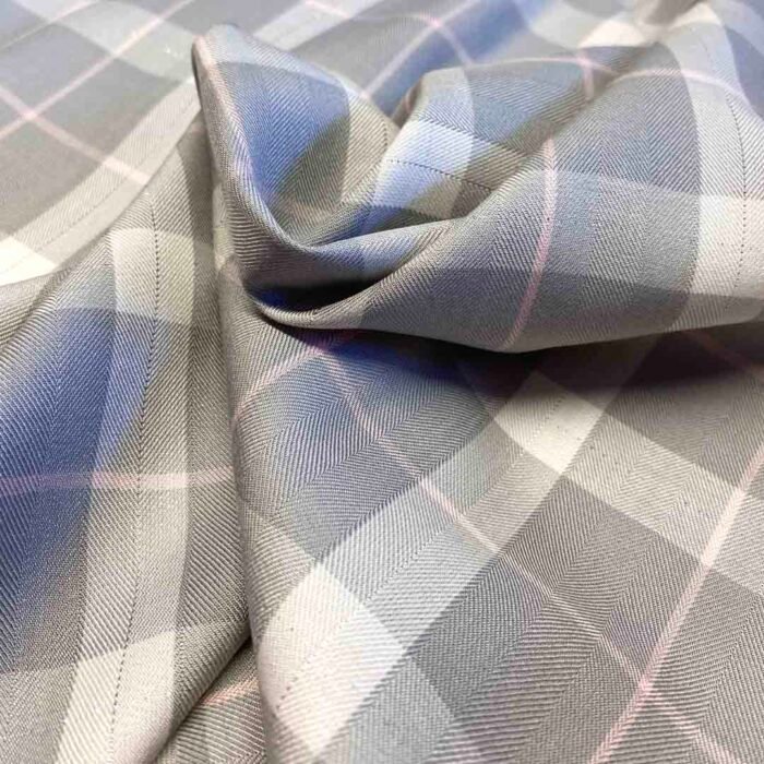 Fabric Ref 5584 - Check Viscose - Image 2