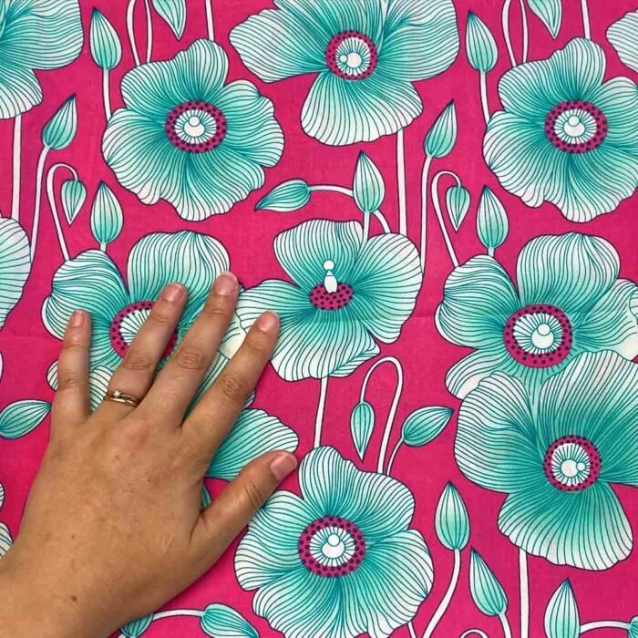 Fabric Ref 5612 - Floral Viscose - Image 2
