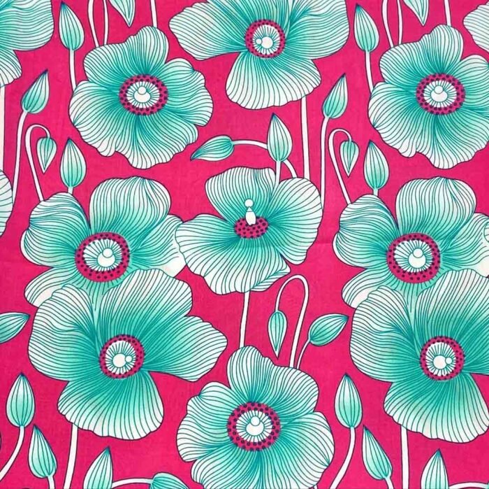 Fabric Ref 5612 - Floral Viscose - Image 1