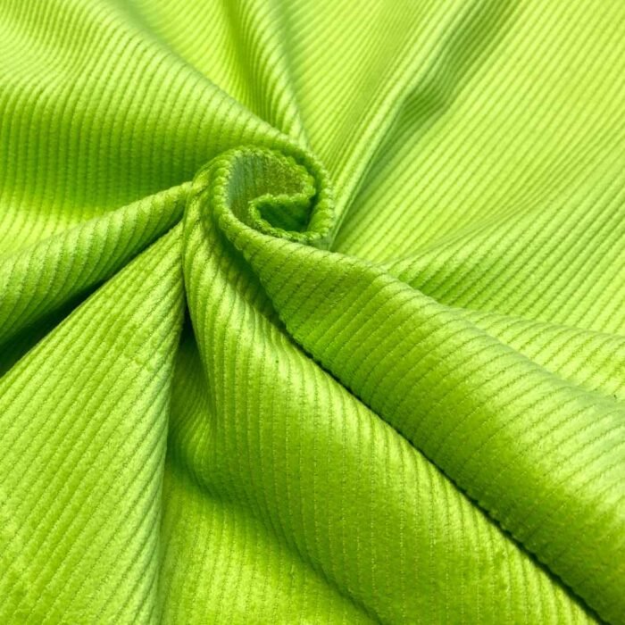 Fabric Ref 5635 - Lime Corduroy - Image 1