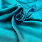 Fabric Ref 5637 - Teal Satin Viscose