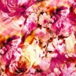 Fabric Ref 5663 - Floral Viscose