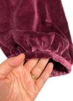 Berry velvet crop top - ref 218 - Resale item - Approx UK 12-14 - Image 3