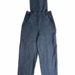Blue Stripe Dungarees - ref 222 - Resale item - Approx 12-14