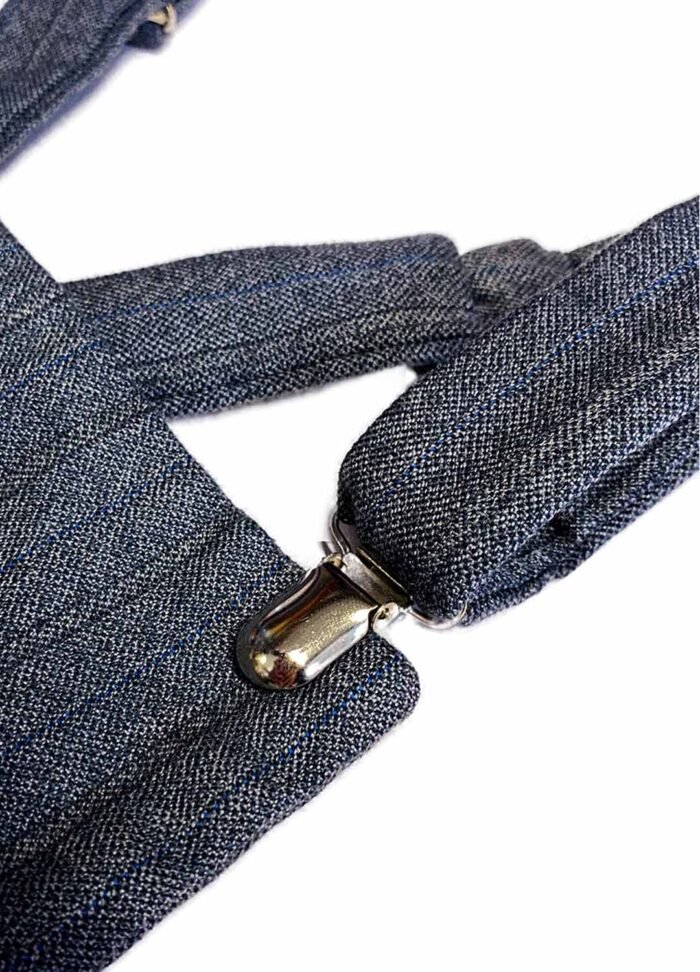 Blue Stripe Dungarees - ref 222 - Resale item - Approx 12-14 - Image 4