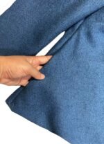 Blue trapeze coat - ref 206 - Resale item - Approx UK 14-16 - Image 4