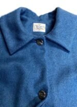 Blue trapeze coat - ref 206 - Resale item - Approx UK 14-16 - Image 3