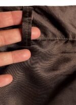 Brown satin wrapover wide leg trouser two piece - ref 220/221 - Resale item - Approx UK 12-14 - Image 6