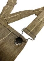Brown Check Dungarees - ref 216 - Resale item - Approx 12-14 - Image 2