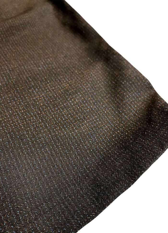 Dark Brown Stripe Wool Pencil Skirt Two Piece - Ref 235/236 - Resale item - UK 10-12 - Image 3