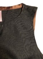 Dark Brown Stripe Wool Pencil Skirt Two Piece - Ref 235/236 - Resale item - UK 10-12 - Image 2