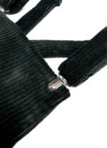 Dark green corduroy cotton dungaree-mini - ref 214 - Resale item - Approx UK 12-14 - Image 3
