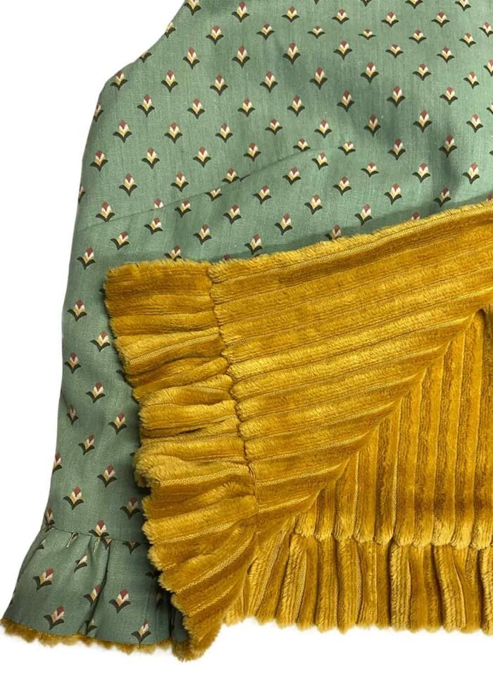 Yellow Corduroy Cropped Jacket - ref 217 - Resale item - Approx UK 12-14 - Image 6