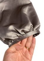 Taupe textured satin crop top - ref 219 - Resale item - Approx UK 12-14 - Image 3