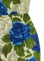Floral Vintage Cotton Pencil Dress- ref 225 - Resale item - Approx 10-12 - Image 3