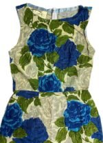 Floral Vintage Cotton Pencil Dress- ref 225 - Resale item - Approx 10-12 - Image 2