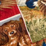 Fabric Ref 2024 - Bird Vintage Barkcloth Cotton - Image 3