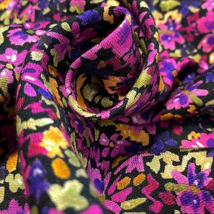 Fabric Ref 5728 - Floral Viscose - Image 2