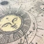 Fabric Ref 5729 – Beige Cosmic Canvas Cotton - Image 3