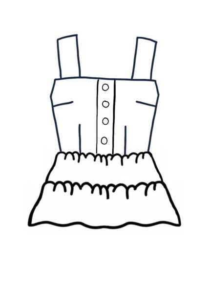 Design your own: Tiered Strap Button-up Top