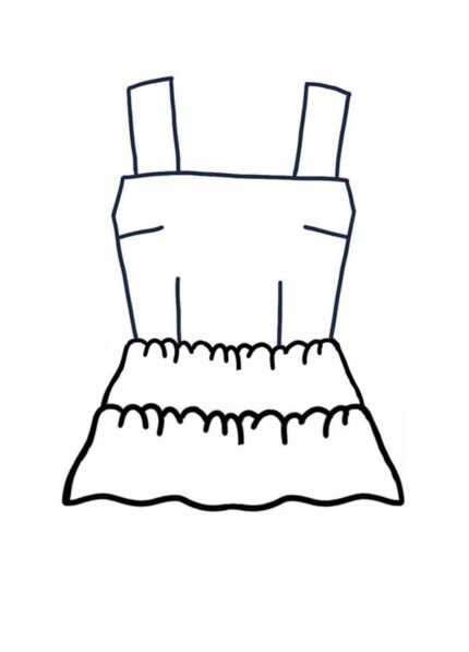 Design your own: Tiered Strap Top