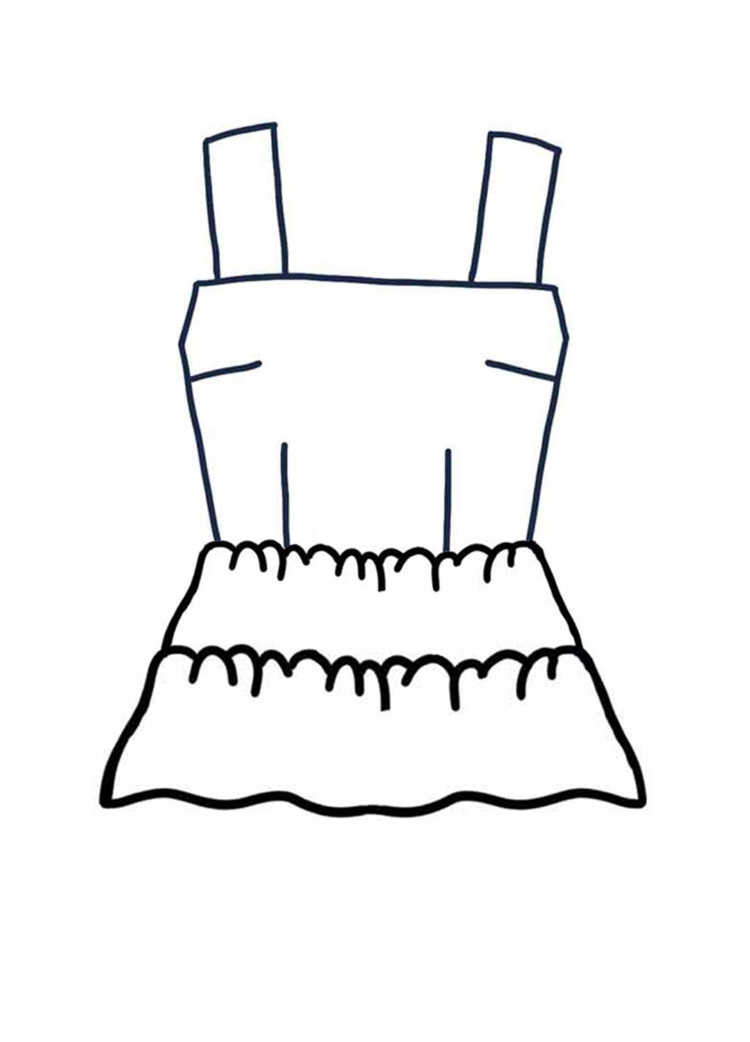 Design your own: Tiered Strap Top Design your own: Tiered Strap Top - Image 1