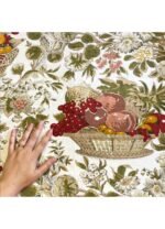 Fabric Ref 5771 – Floral And Fruit Vintage Cotton - Image 3