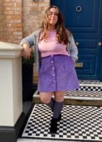 Design your own: Button-up A-line Mini Skirt