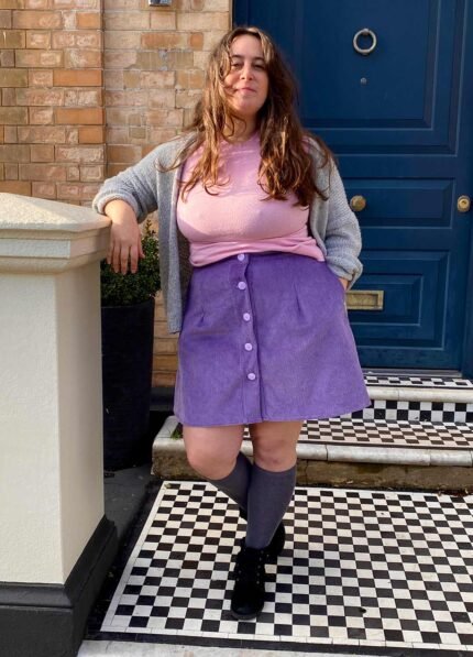 Design your own: Button-up A-line Mini Skirt