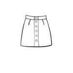 Design your own: Button-up Mini Skirt