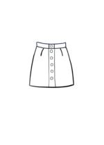 Design your own: Button-up Mini Skirt