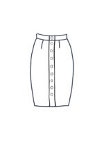 Design your own: Button-up Pencil Skirt