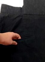 Black corduroy dungaree-mini - ref 241 - Resale item - approx UK 14-16 - Image 2