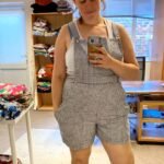 Micro gingham playsuit - ref 262 - Resale item - Approx UK 14-16