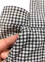 Micro gingham playsuit - ref 262 - Resale item - Approx UK 14-16 - Image 4