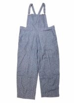 Grey Printed Dungarees- ref 267 - Resale item - Approx 22-24
