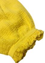 Yellow Cheesecloth Crop Top - ref 256 - Resale item - Approx UK 10-12 - Image 2