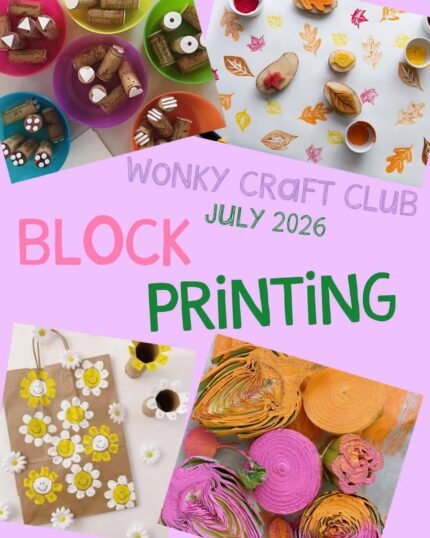 Wonky Craft Club - Block Printing - July 2026